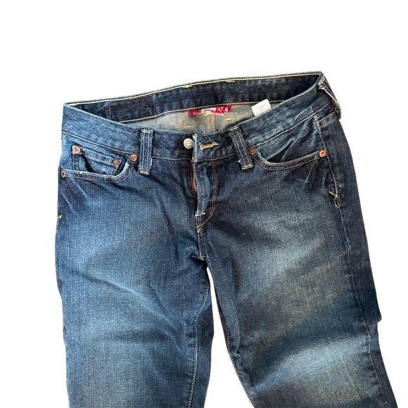 Lucky Brand Women's Lola Straight Jeans Blue Dark Wash Size  6 - Picture 2 of 15